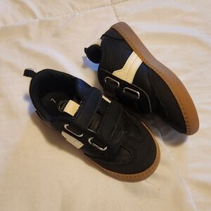 Wonder Nation Black and White Kids Sneakers